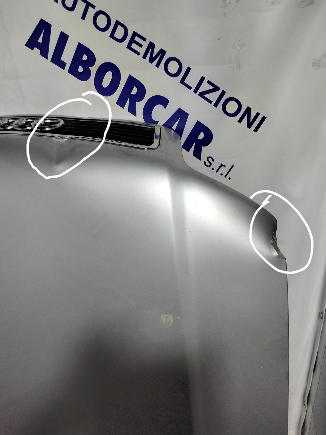 Cofano anteriore AUDI  A8 anno 2001