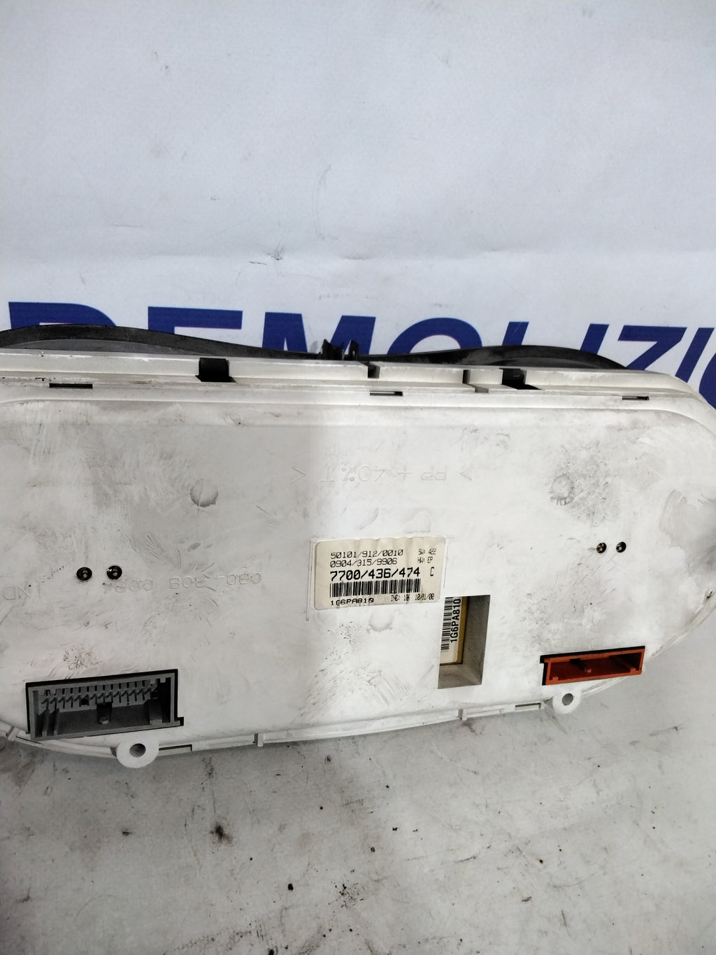 quadro strumenti Contachilometri renault kangoo 1.9 diesel  2000  codice 7700/436/474
