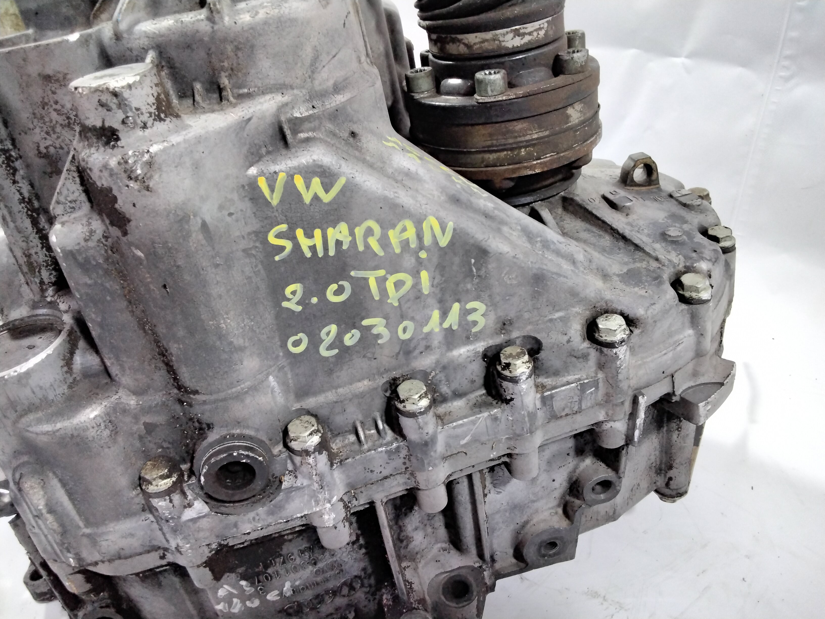 Volkswagen Sharan 2.0 TDI 150 HP 110 KW Gearbox CODE: 02030113 (SF:2)