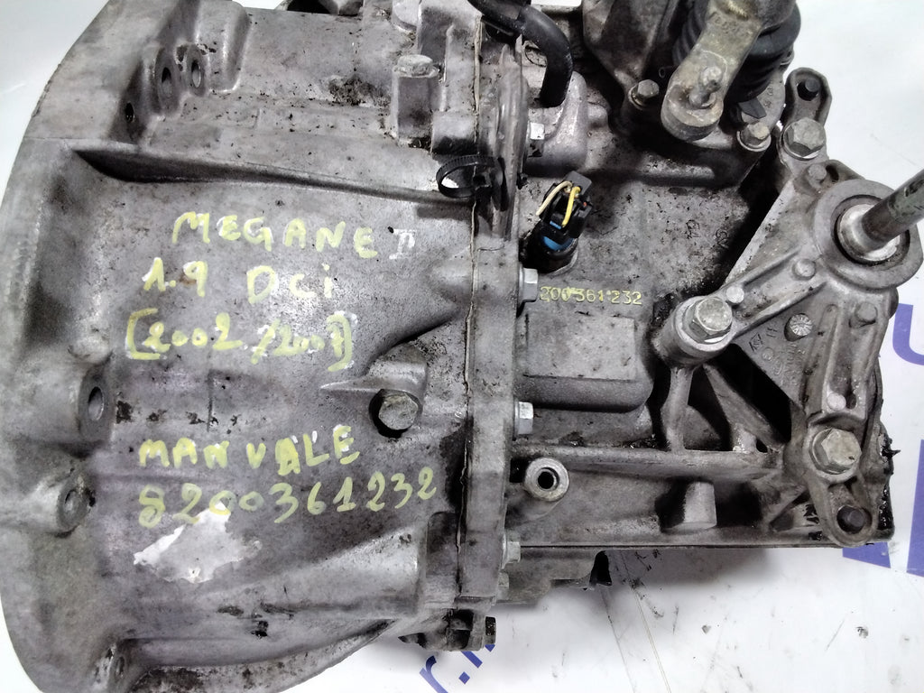 Renault Megane 1.9 DCI gearbox (2002/2007) manual code: 8200361232 (sf:2)