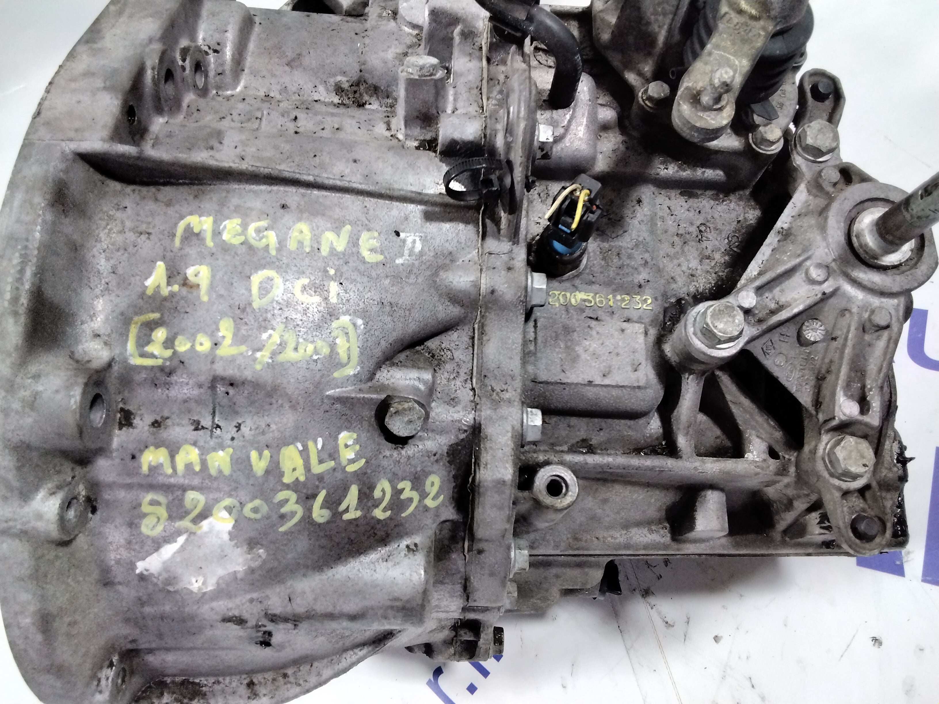 Renault Megane 1.9 DCI gearbox (2002/2007) manual code: 8200361232 (sf:2)