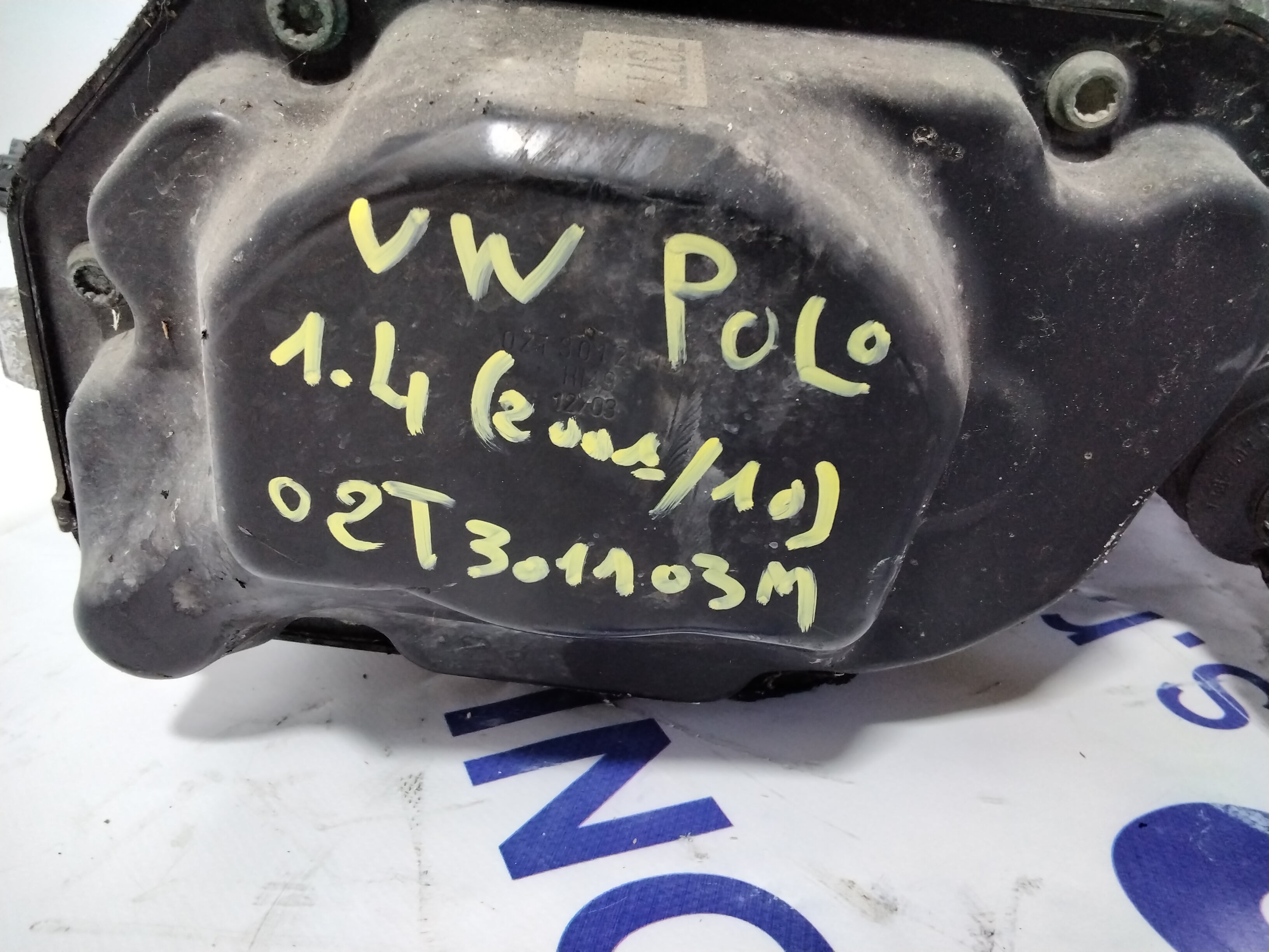 Volkswagen Polo 1.4 petrol gearbox (2001/2010) manual code: 2T301103M (SF2)