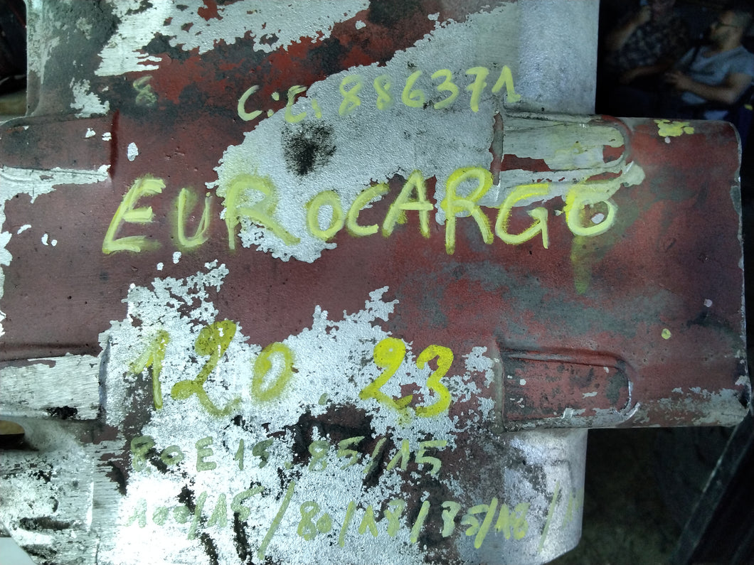 Cambio  Iveco Eurocargo  modello: 80E15 85E15 100E15 80E18 85E18 100E18  tipo: 2845.6 numero: 8863571  (SF:2)