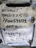 Gearbox Renault Master 2.5 TD year: (1989/1997) code: 7700599171 (sf2)
