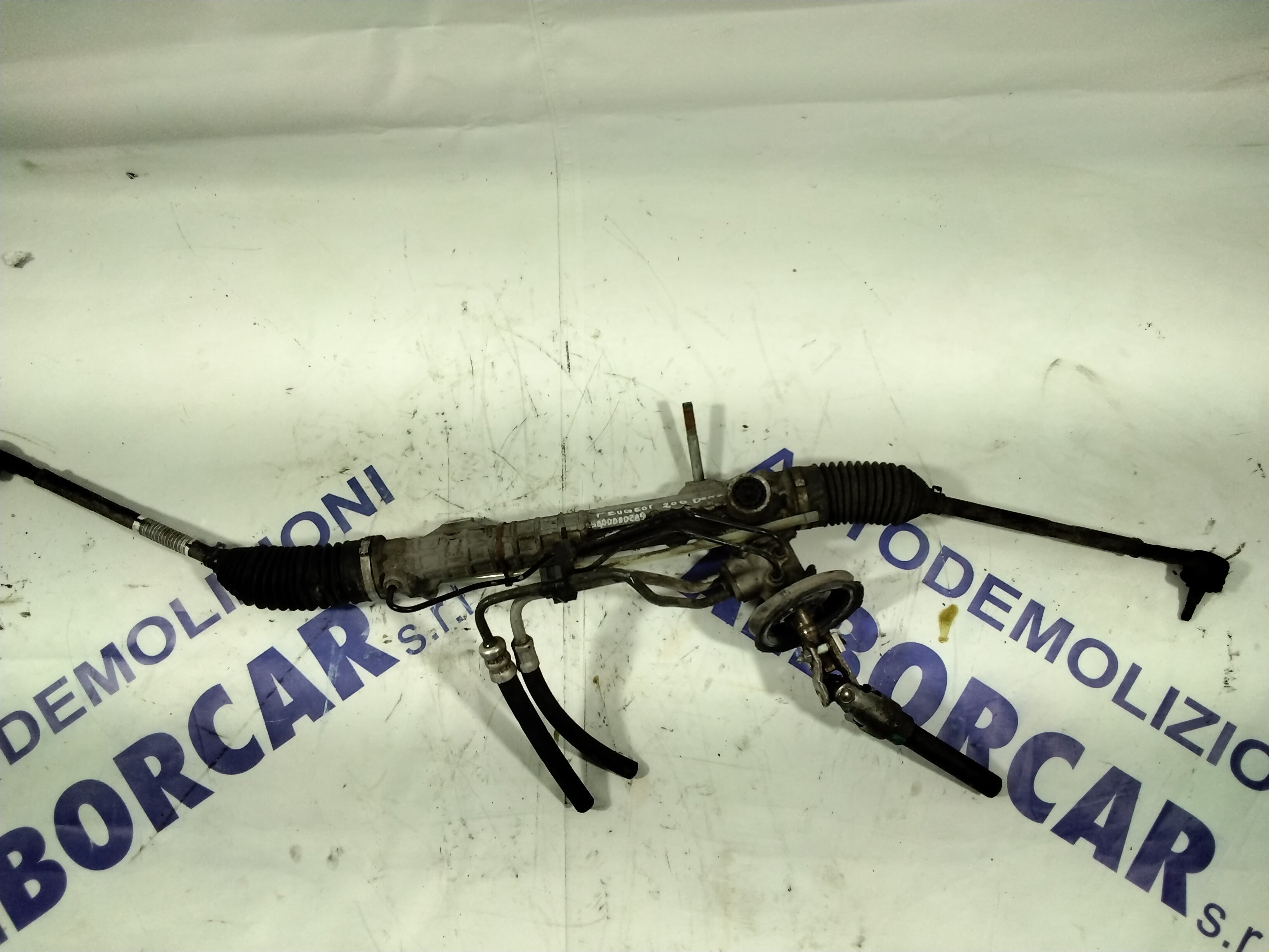 Peugeot 206 gasoline steering box 2002 part no. 6820000085