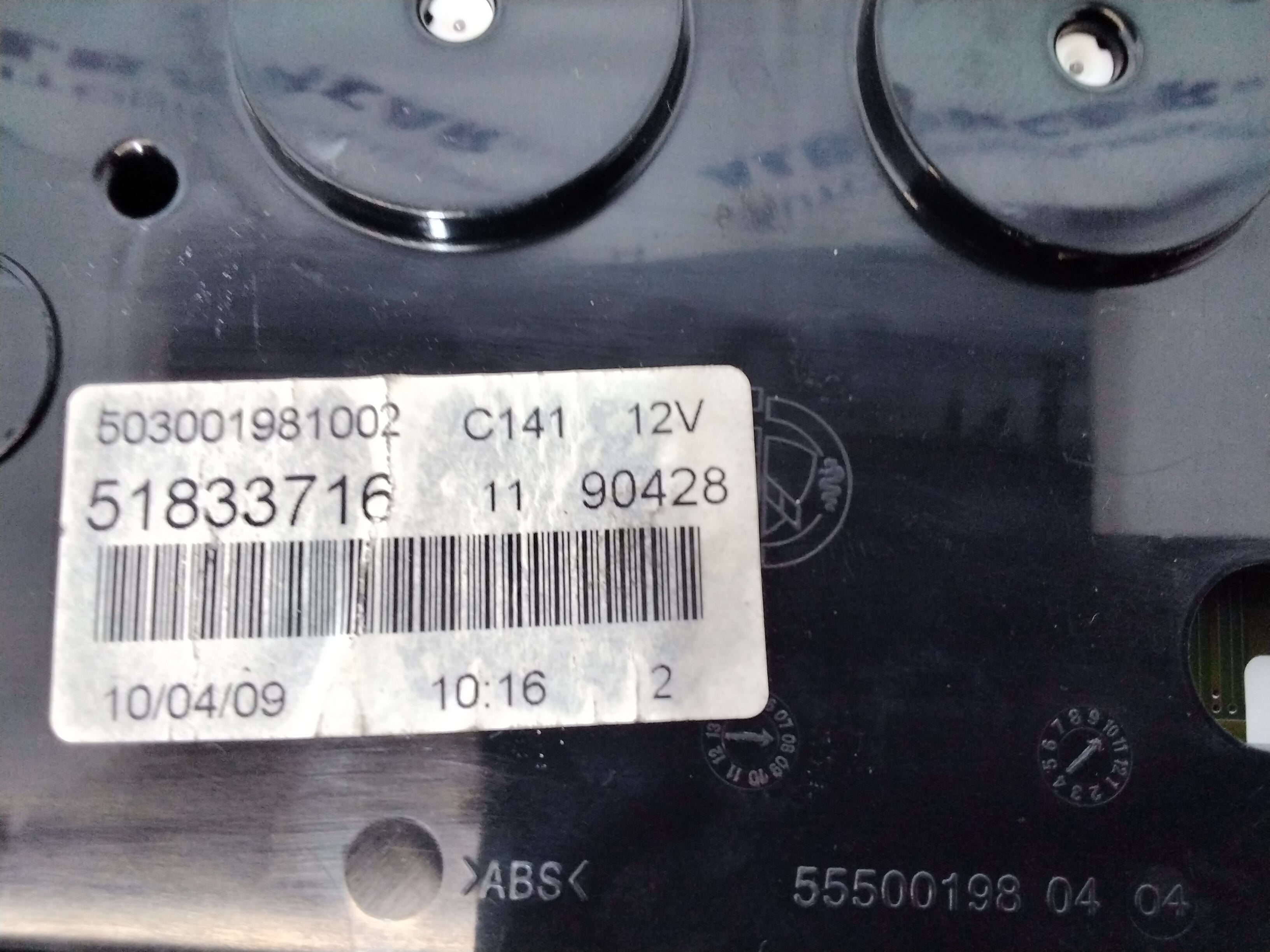 instrument cluster/speedometer/gauge Fiat Bravo year 2008 code: 503001981002(sf7p2)