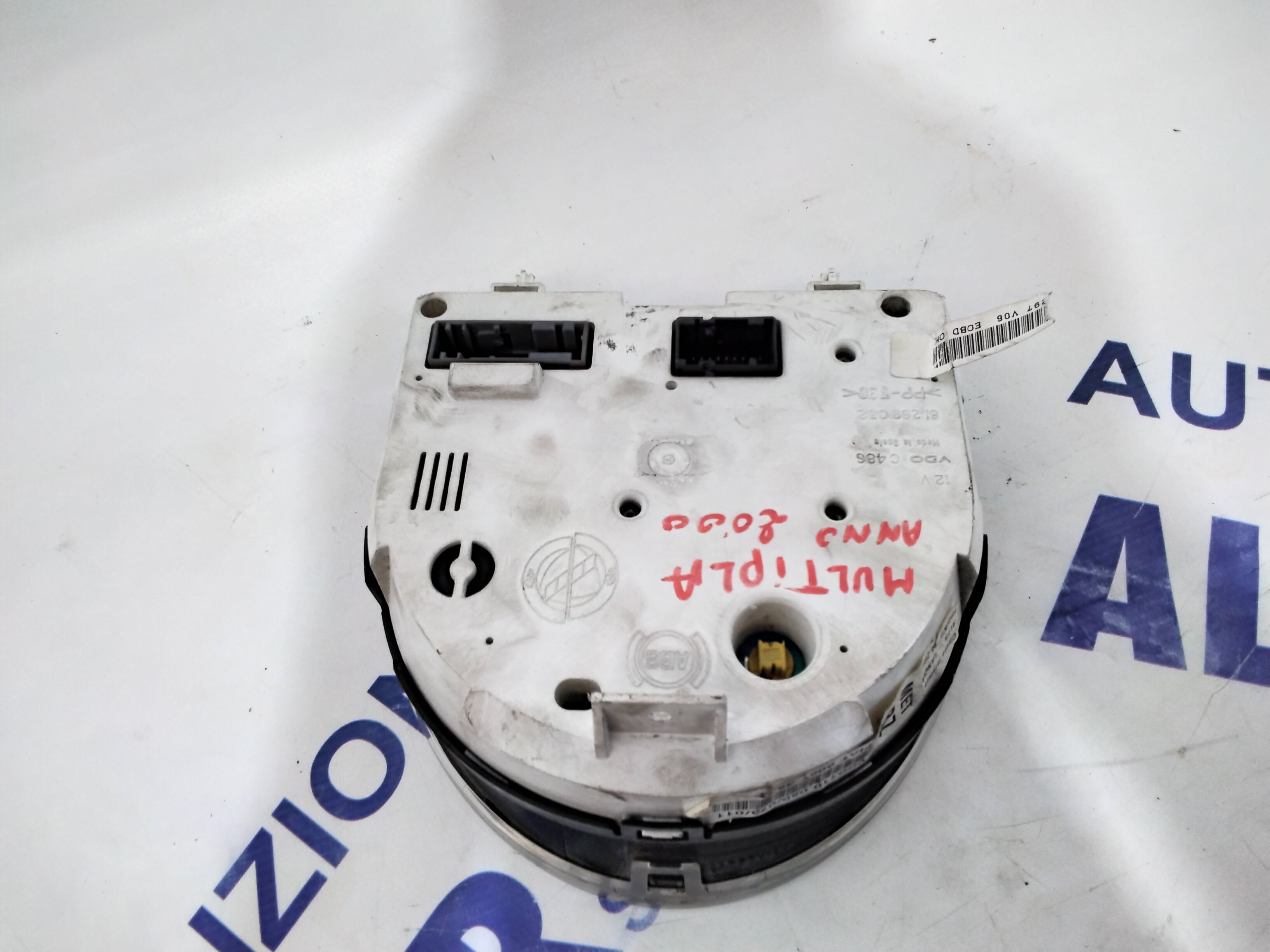 instrument cluster/odometer/gauge Fiat Multipla JTD year 2000 code: 87001350(sf7p2)