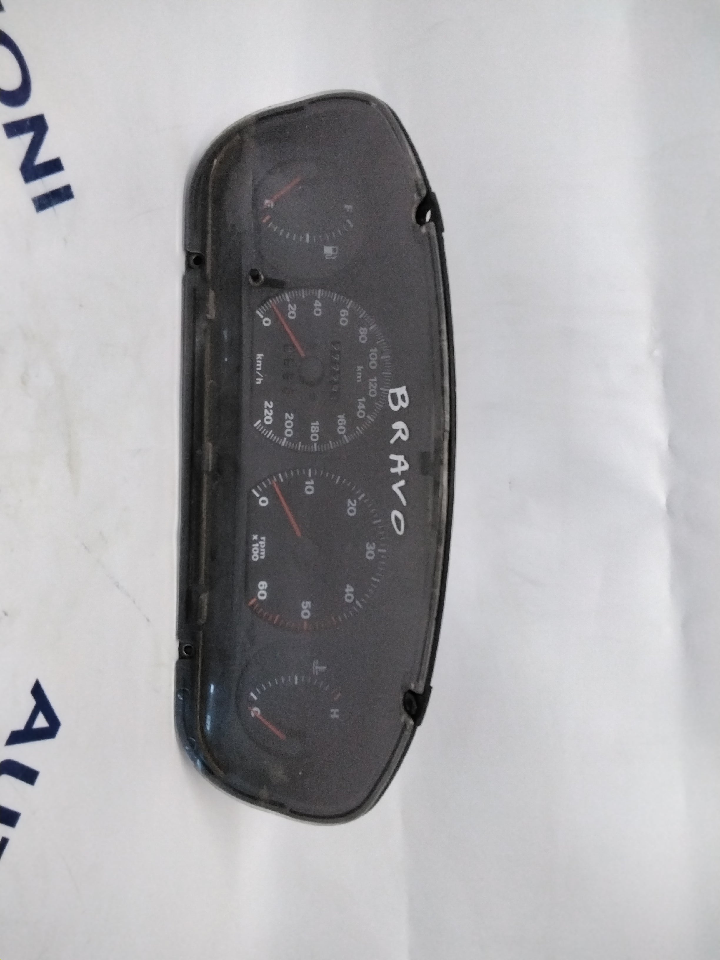 dashboard/speedometer/gauge Fiat Bravo year 98 code: 46457783 /46457779(sf7p2)