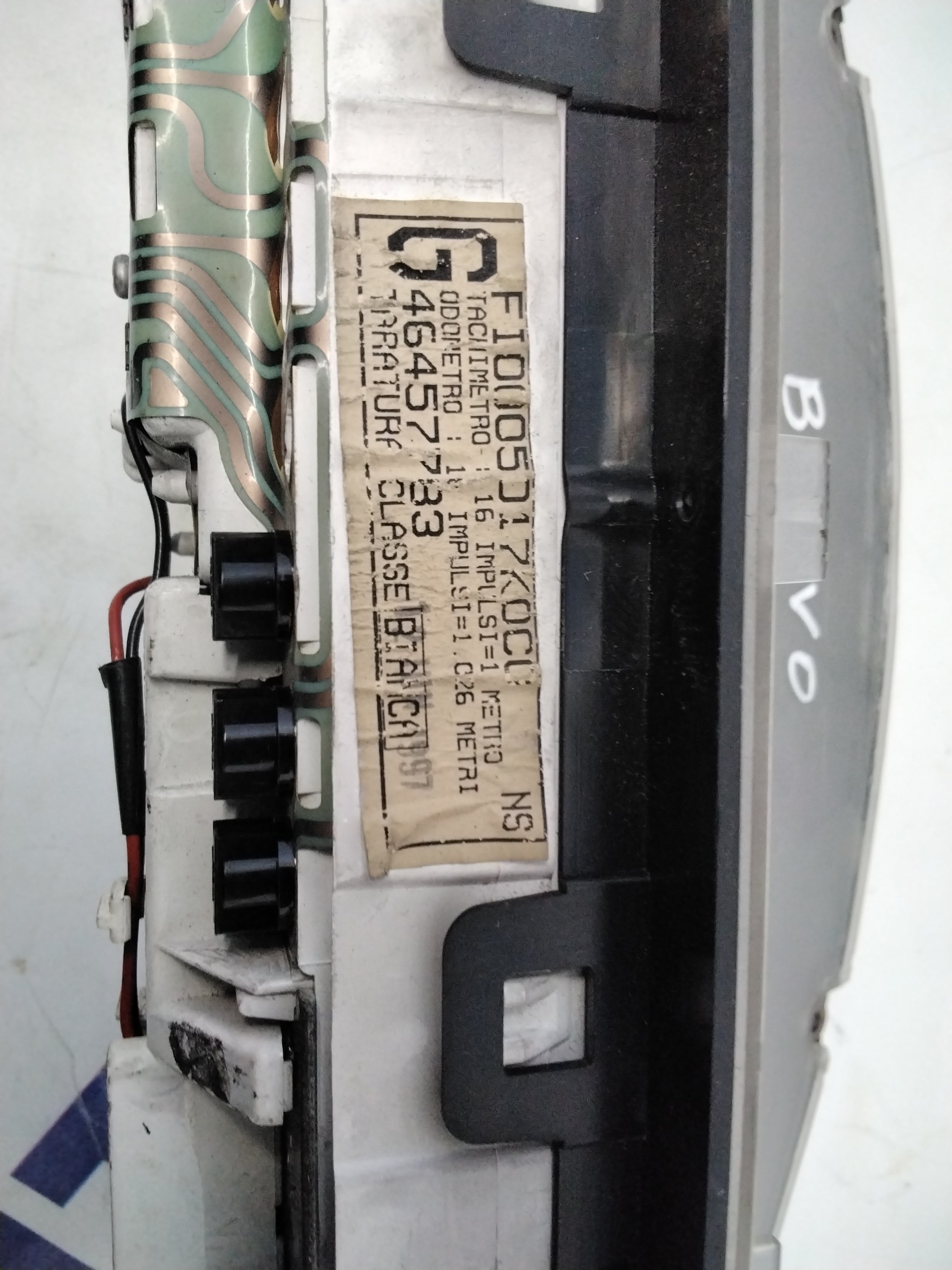 dashboard/speedometer/gauge Fiat Bravo year 98 code: 46457783 /46457779(sf7p2)