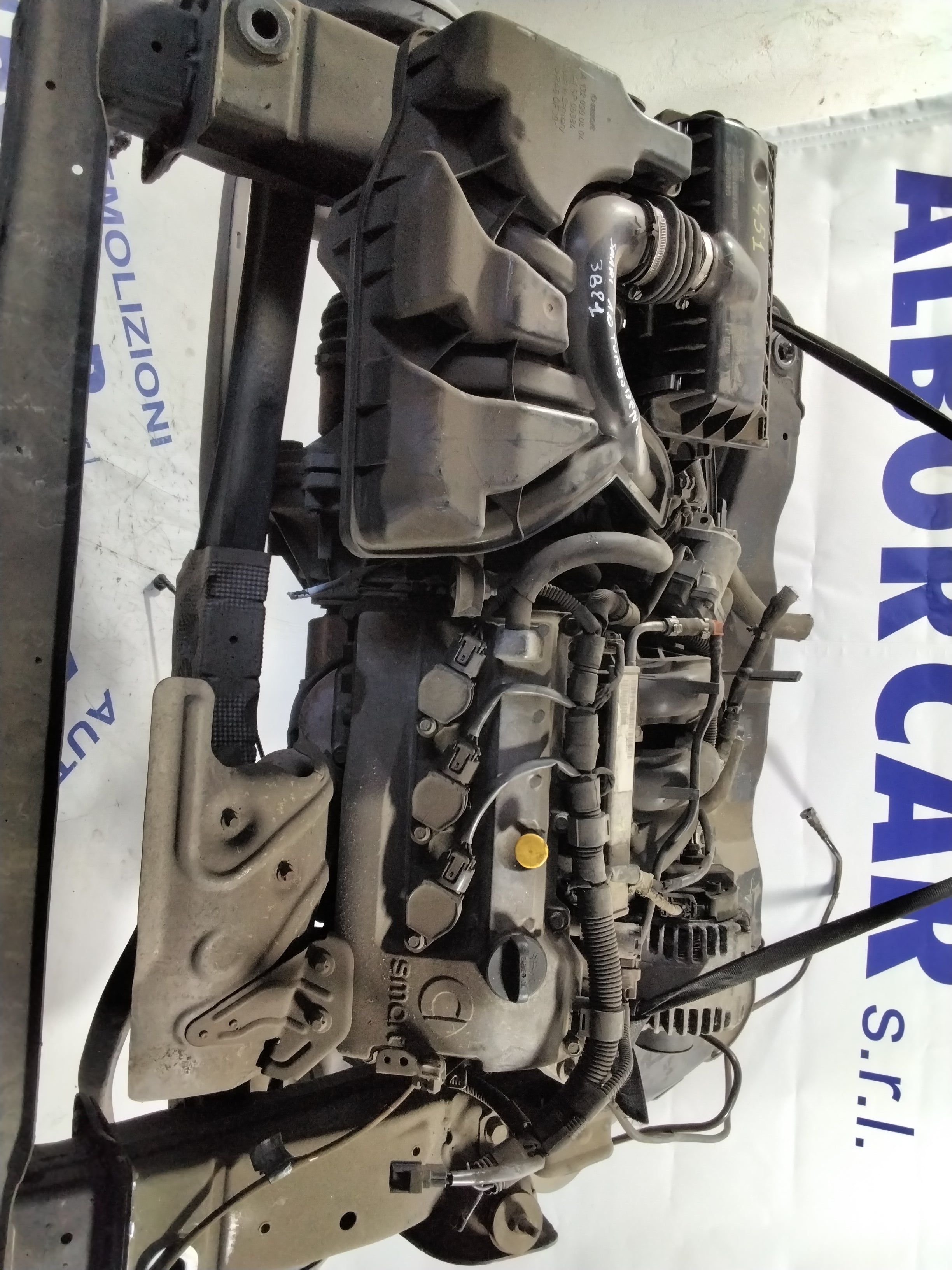 Motore smart fortwo 1.0 turbo benzina anno 2001 codice : 3B21 (sf1p1)