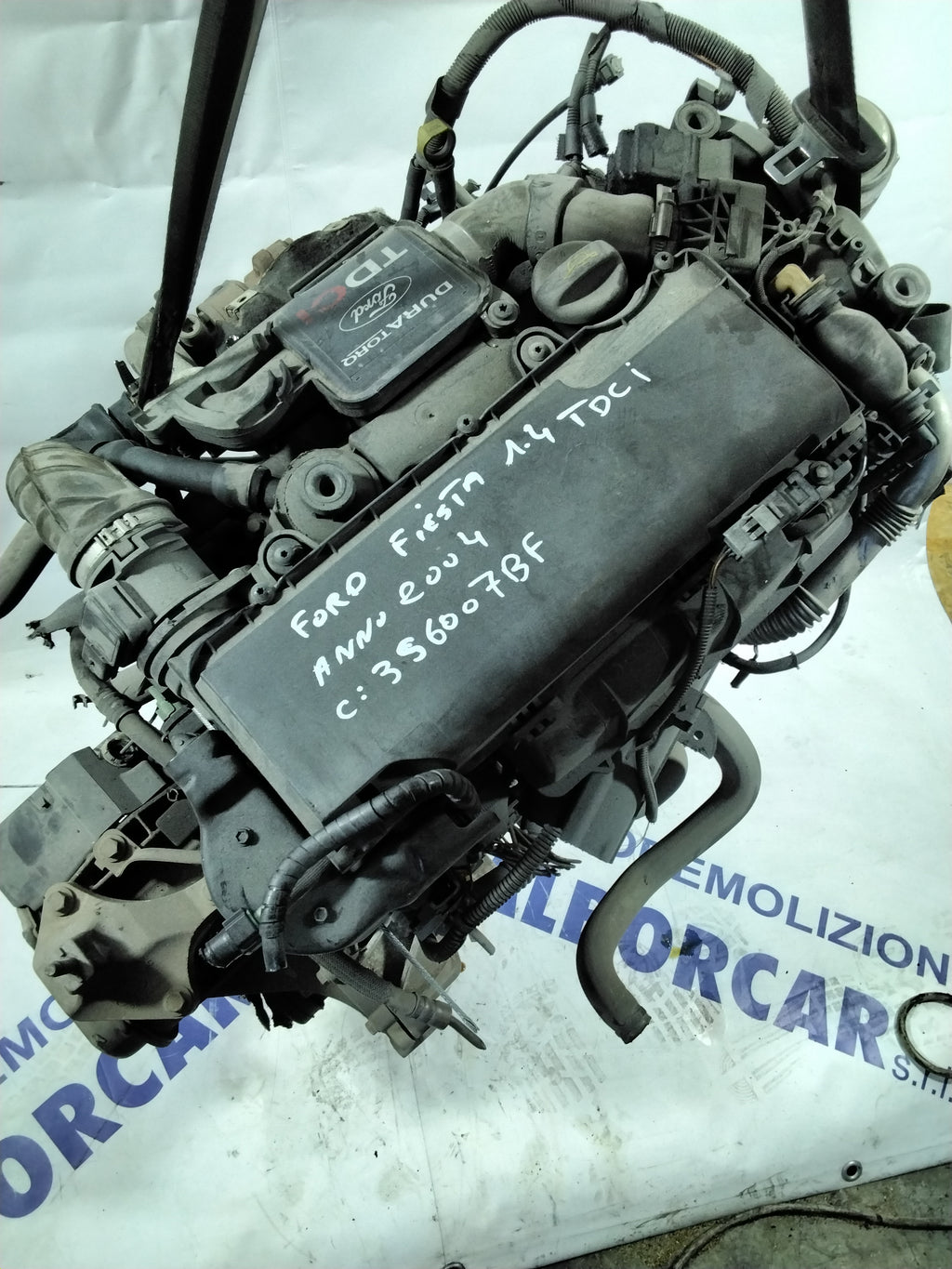 Ford Fiesta 1.4 TDCI engine Year: 2004/2008 Code: 3S6007BF/F6JD (sf1p2)