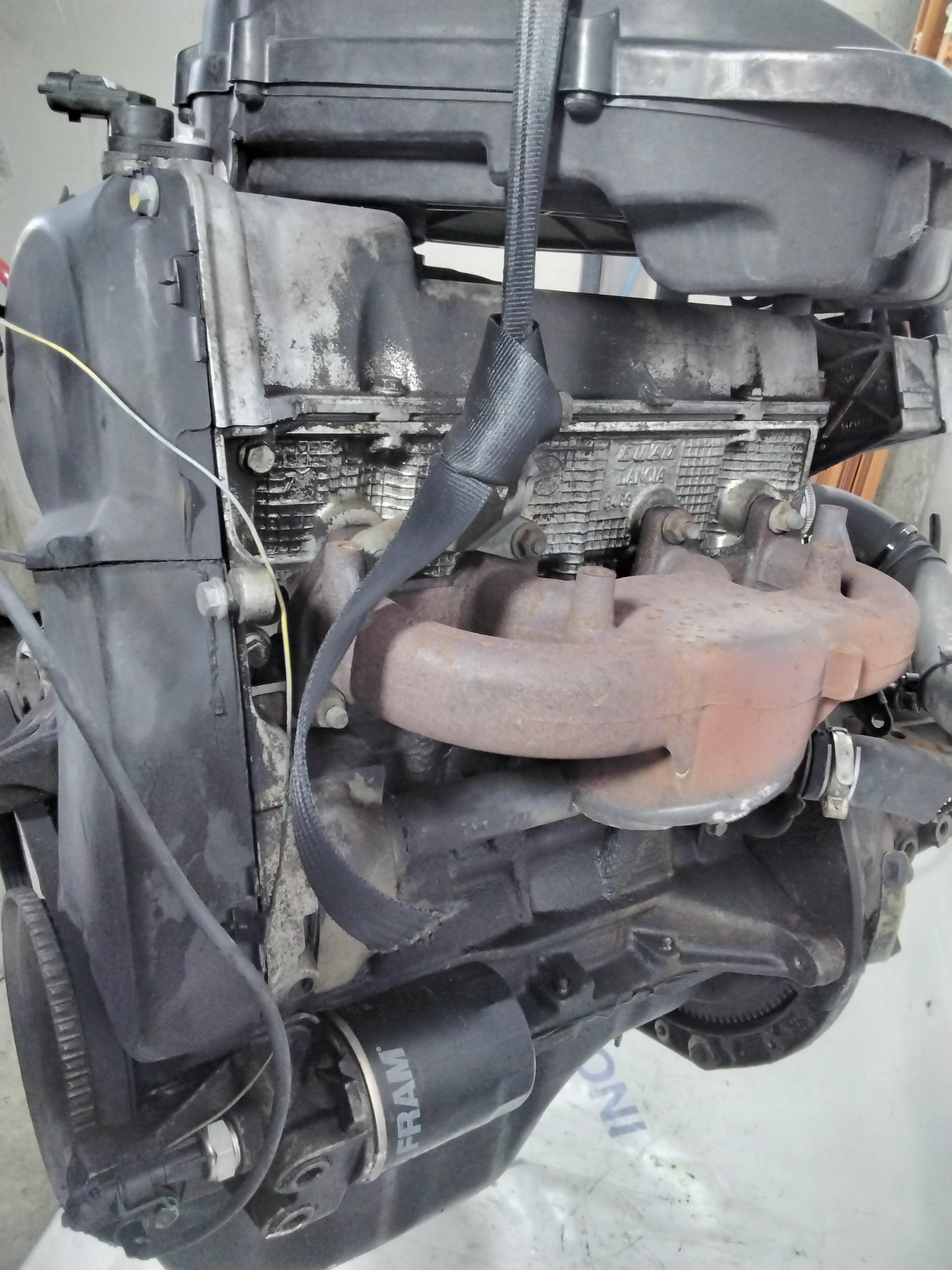 Fiat 600 second series 1.1 petrol 40kw engine year 2005 code: 55189108 (sf1p3)