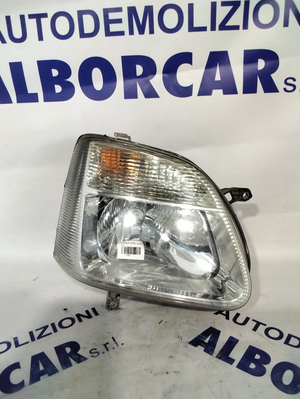 Headlight Opel Agila right year 2006 code: 01025385