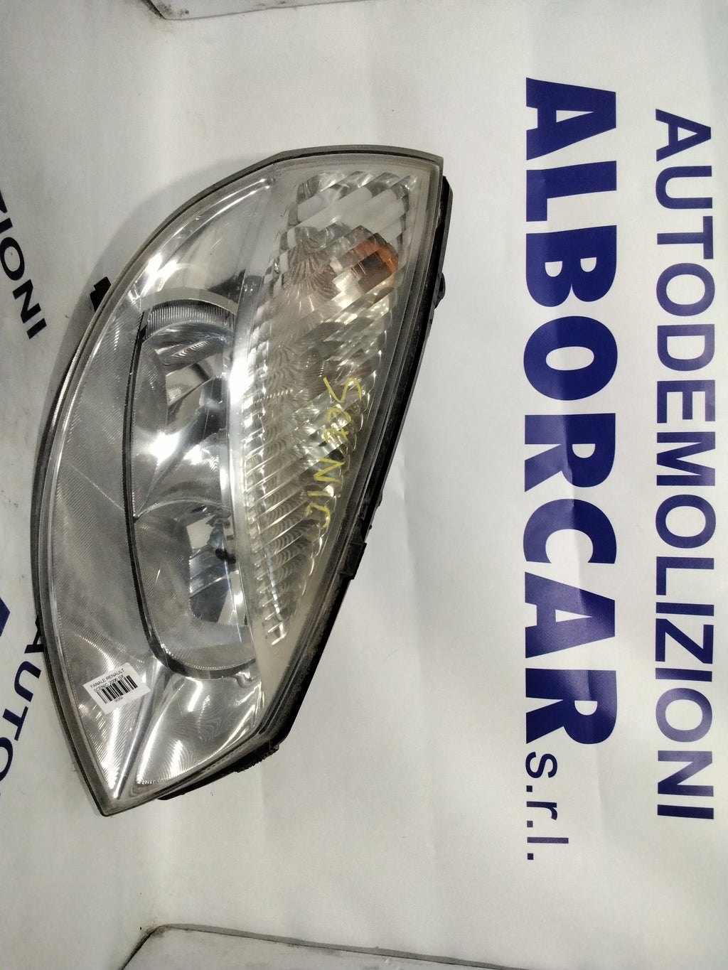 Left headlight Renault Scenic 2006 code: 15810400 (sf8p4)