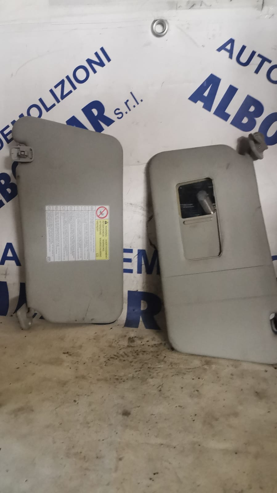 parasole (coppia) opel agila 2009