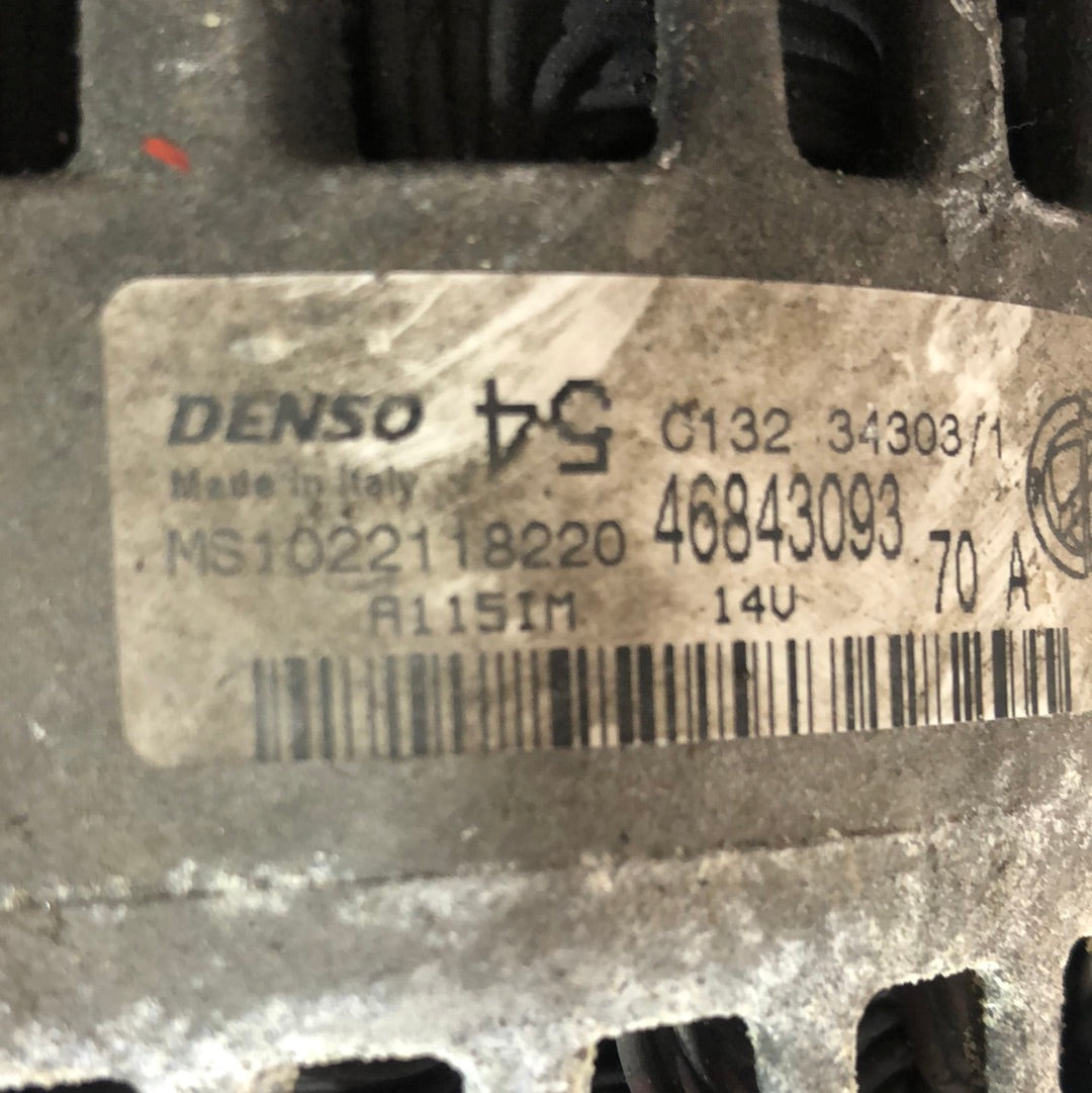 Alternator Fiat Panda fire