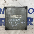 Centralina motore Citroen c3 1.4 benzina 16v anno 2003 cod: HW9640922780
