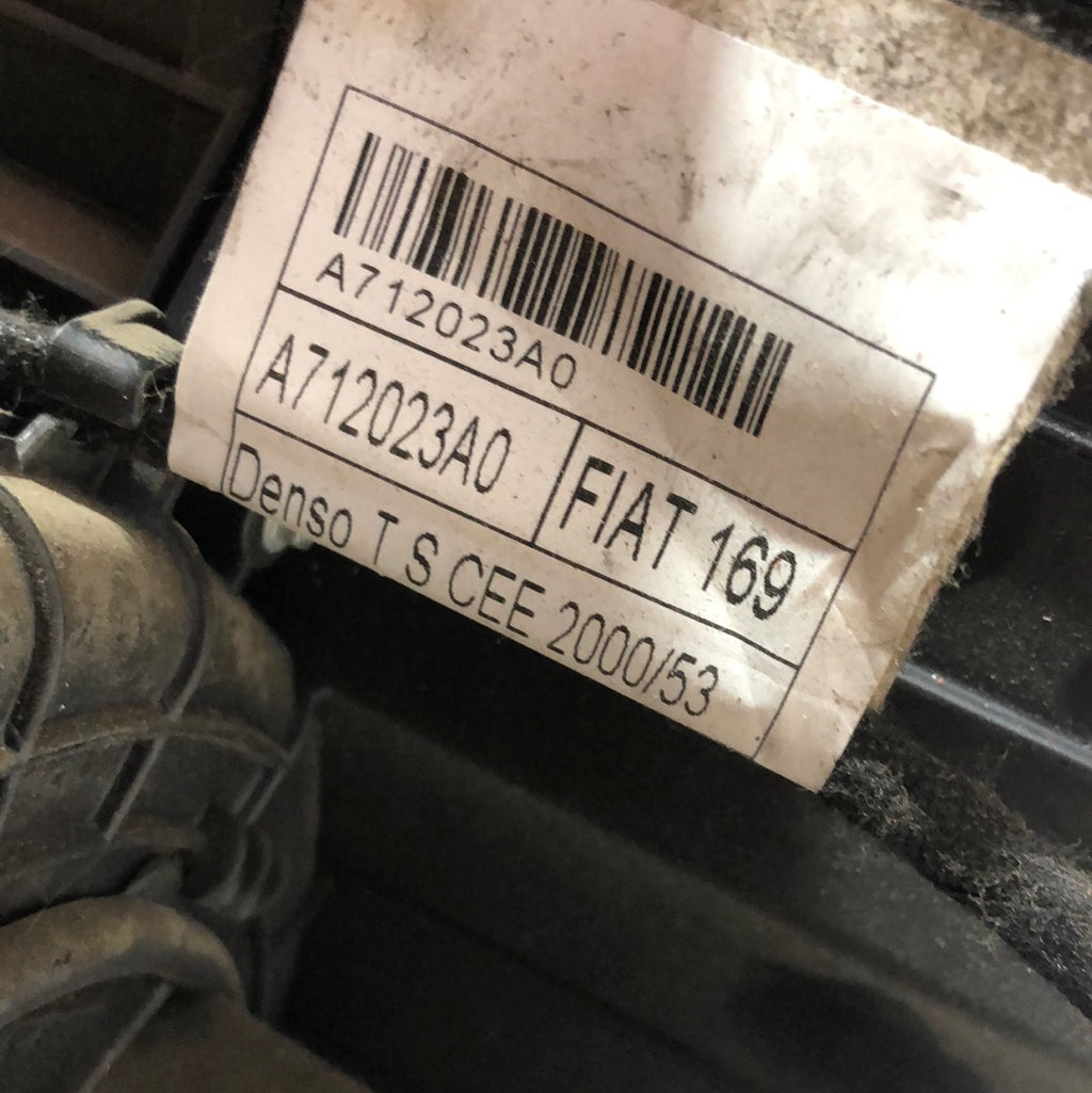 Stufa Fiat panda 169 2serie anno 2007 cod: 5A0221100 Manuale