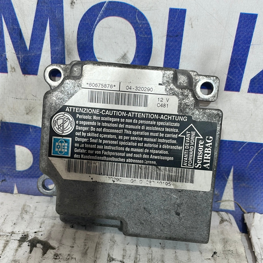 Airbag control unit Alfa 156 petrol code: 60675876