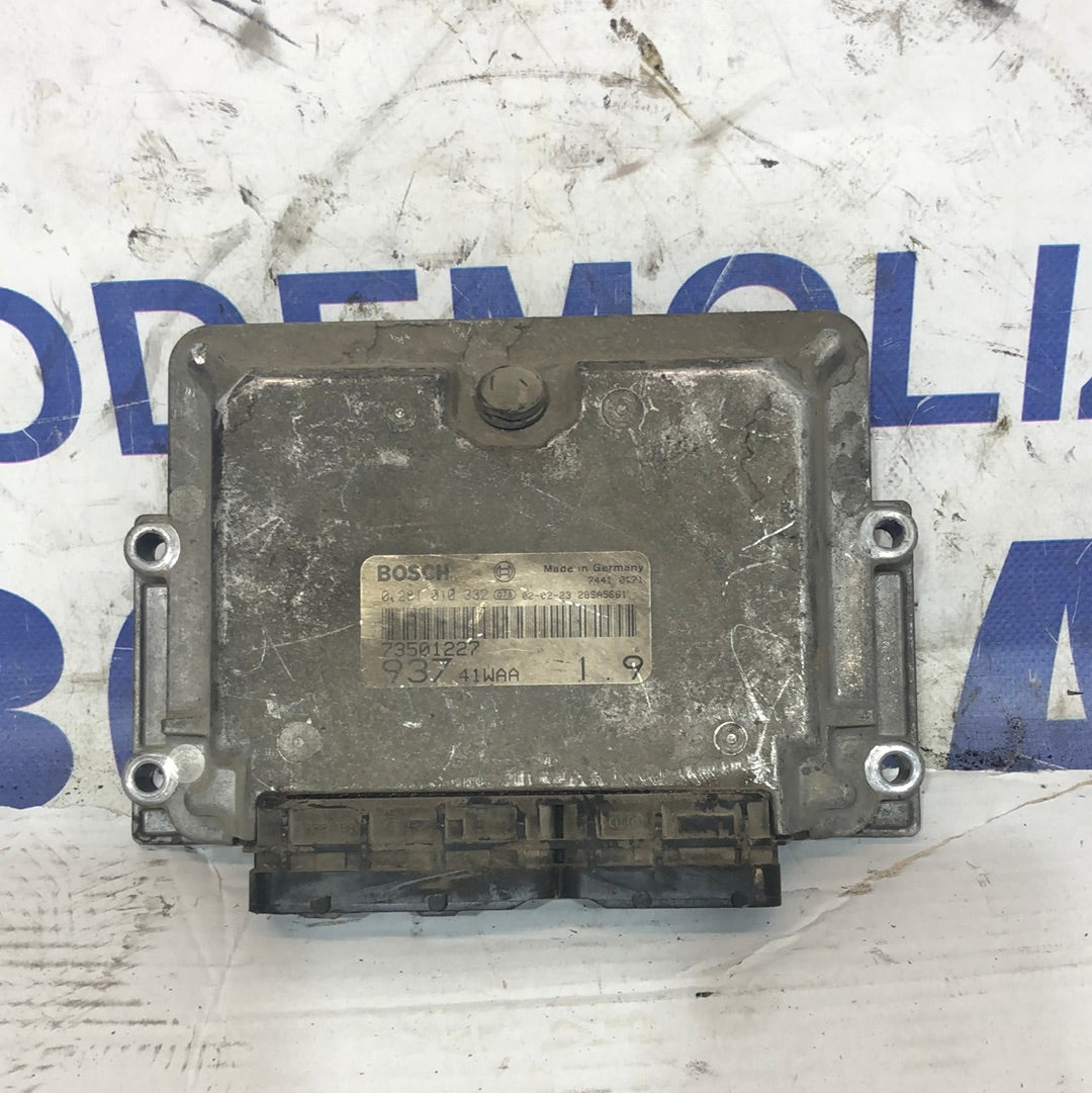 Unidad de control del motor Alfa 147 1.9 JTD 2000/2010 código: 0281010332