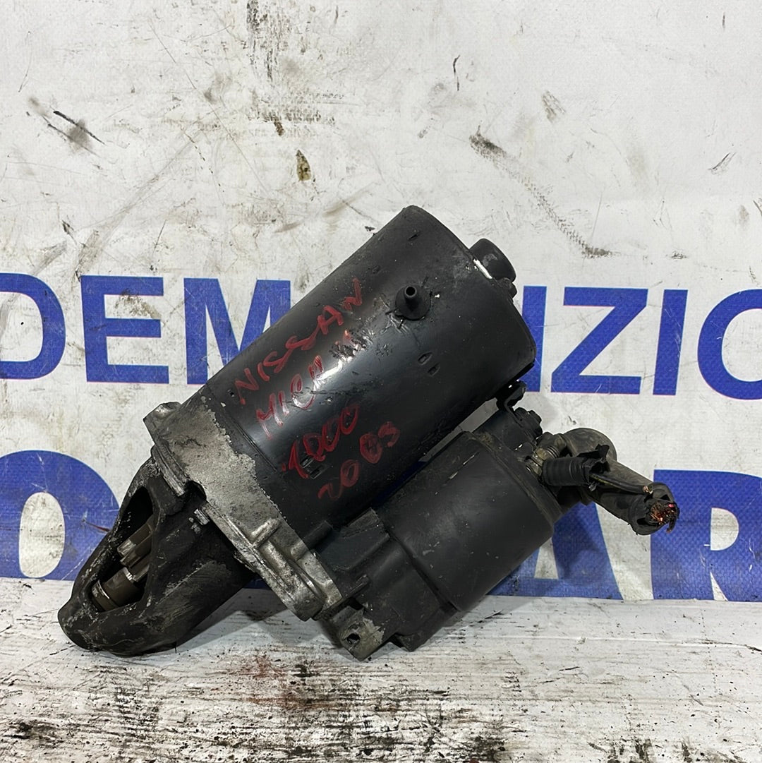 Motorino di avviamento nissan micra 1.0 anno 2003