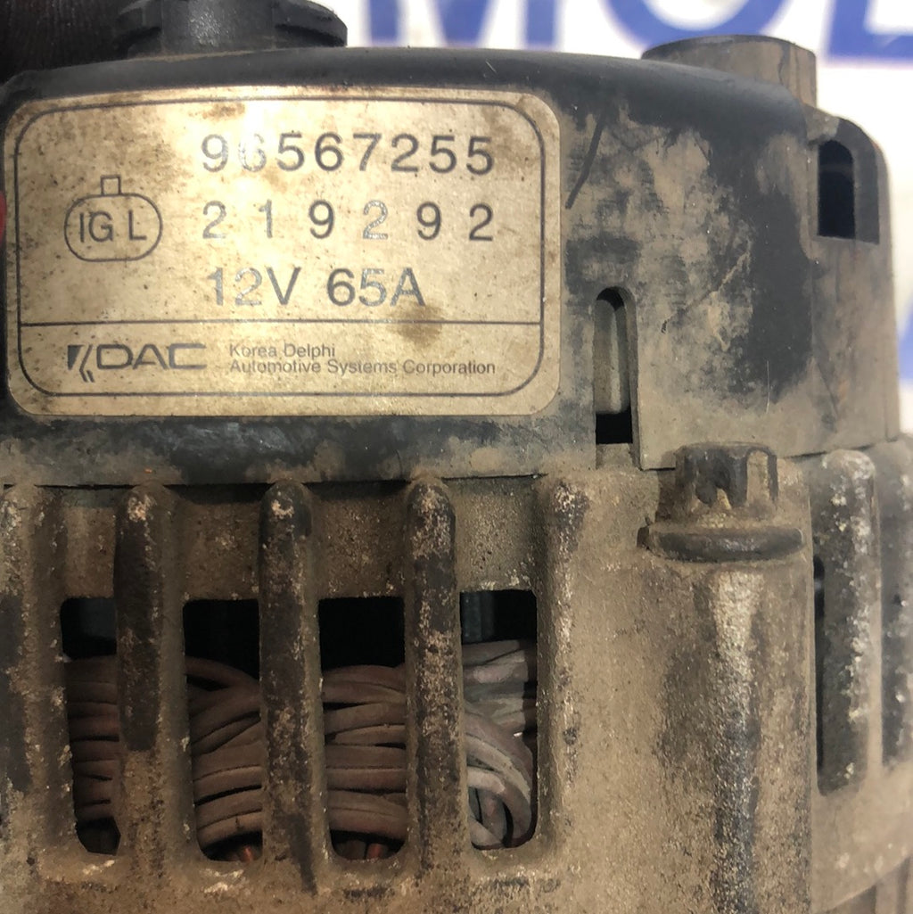 Alternatore Matiz 800cc benzina codice 96567255