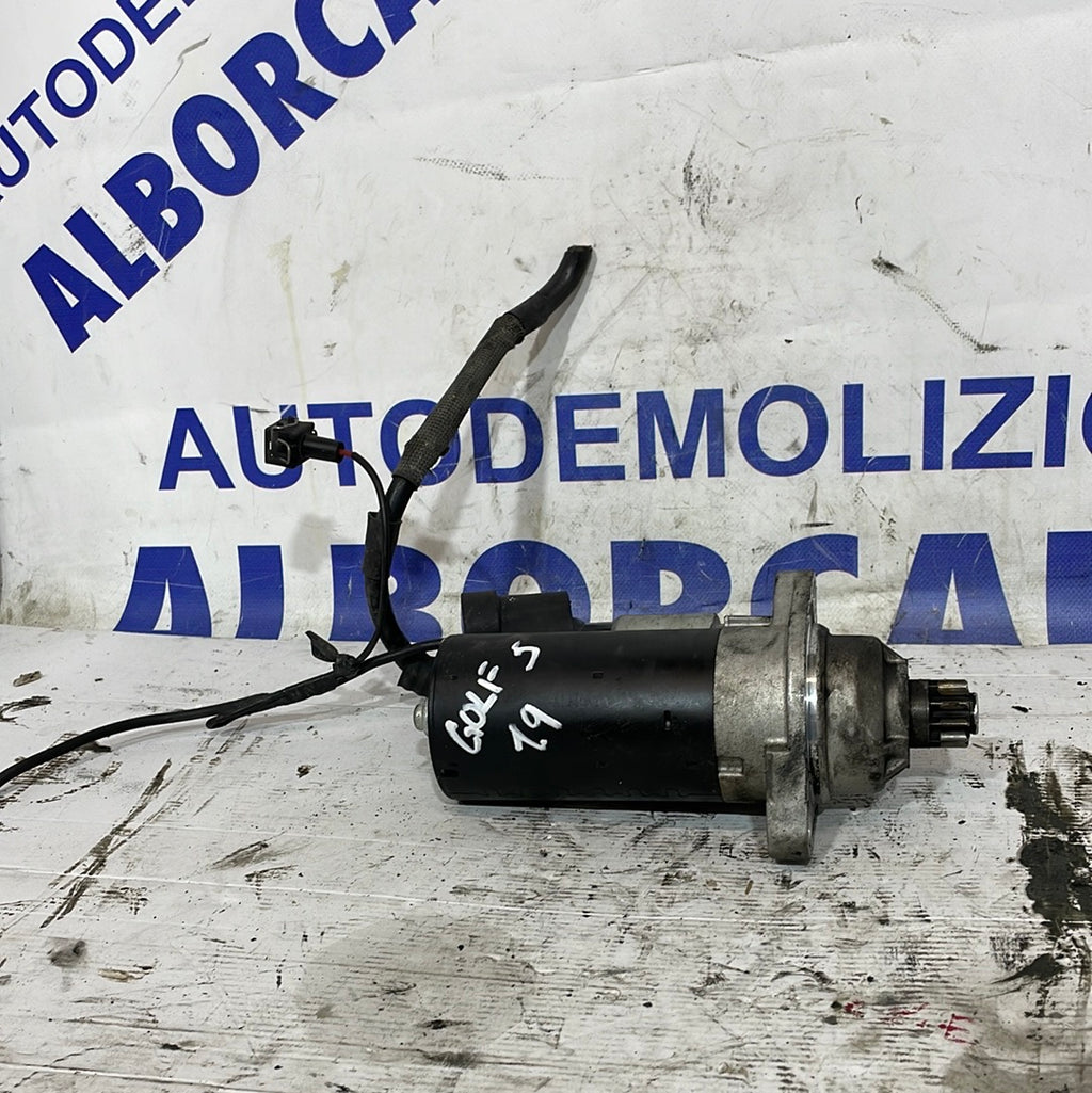 Motorino avviamento Golf 5 1.9 anno 2004/2005 Cod 0001123014
