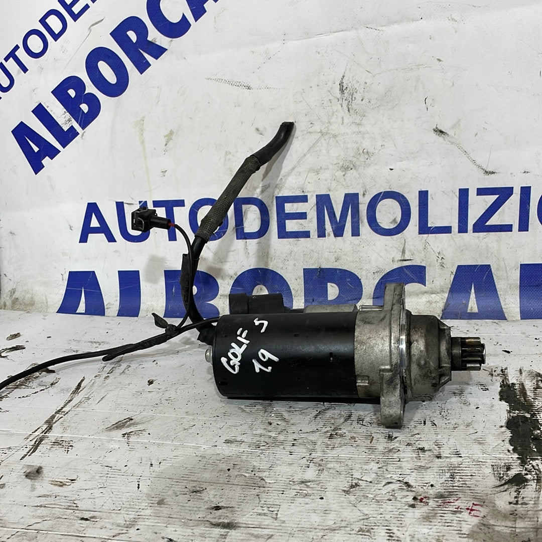 Motorino avviamento Golf 5 1.9 anno 2004/2005 Cod 0001123014