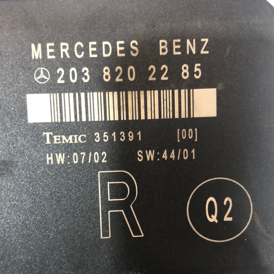 Alzacristallo Mercedes c220 posteriore destro completo di centralina