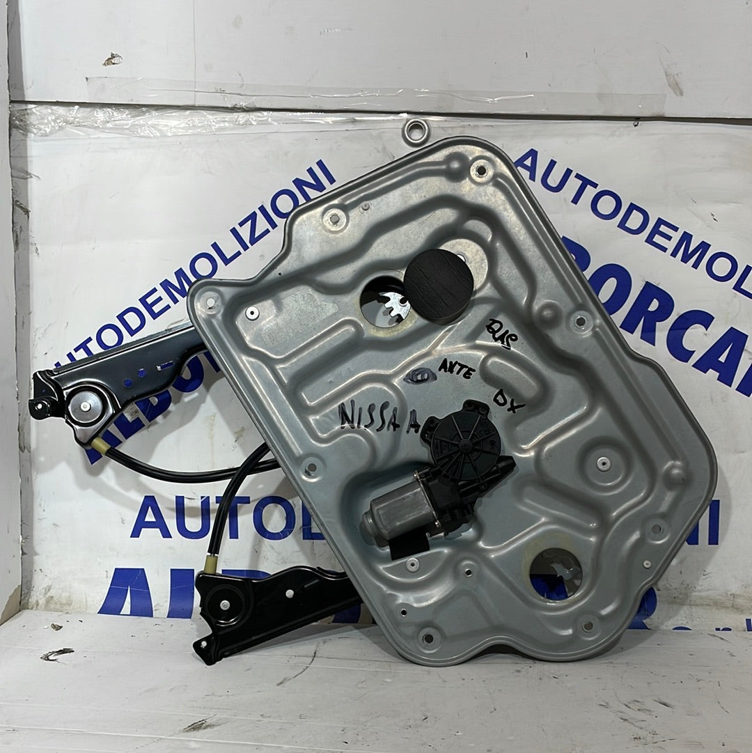 Motor de limpiaparabrisas completo Nissan Qashqai delantero derecho