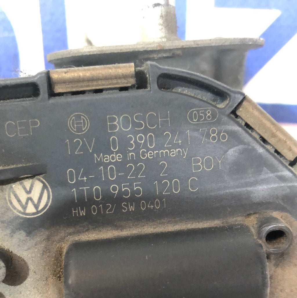 Right windshield wiper motor Volkswagen Touran