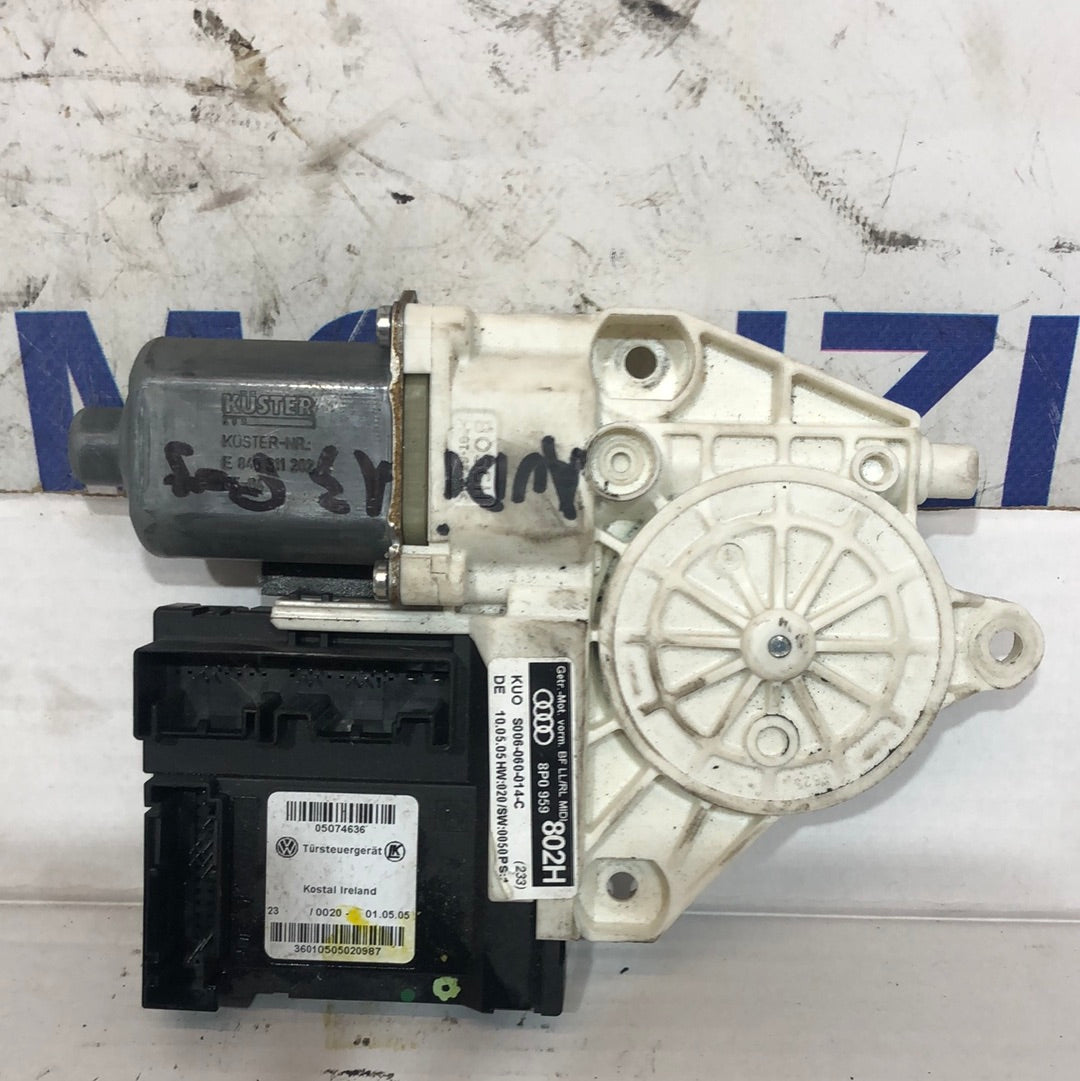 Front left window motor Audi A3 year 2009