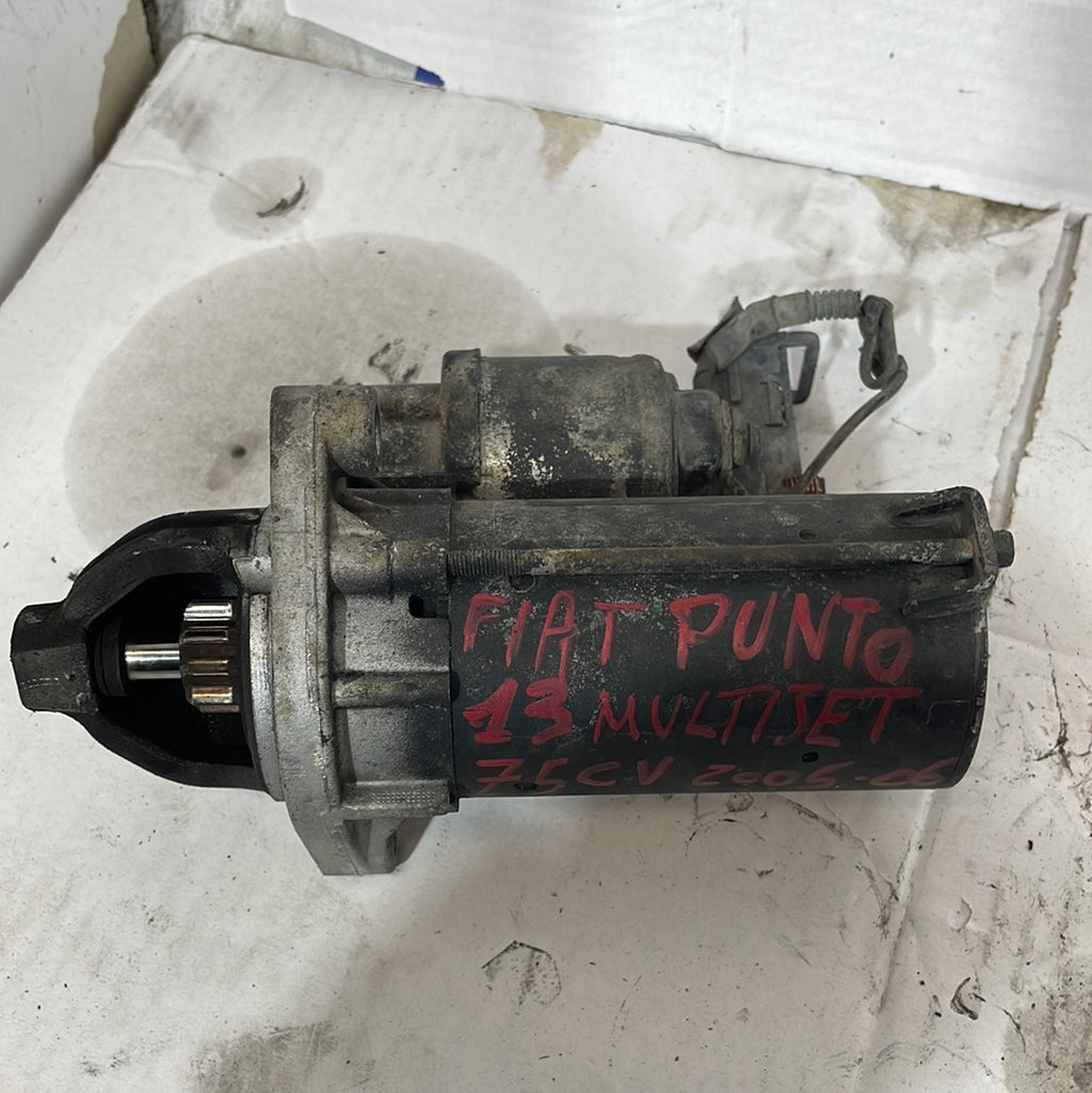 Motorino di avviamento Fiat punto 1.3 mtj anno 2005/06