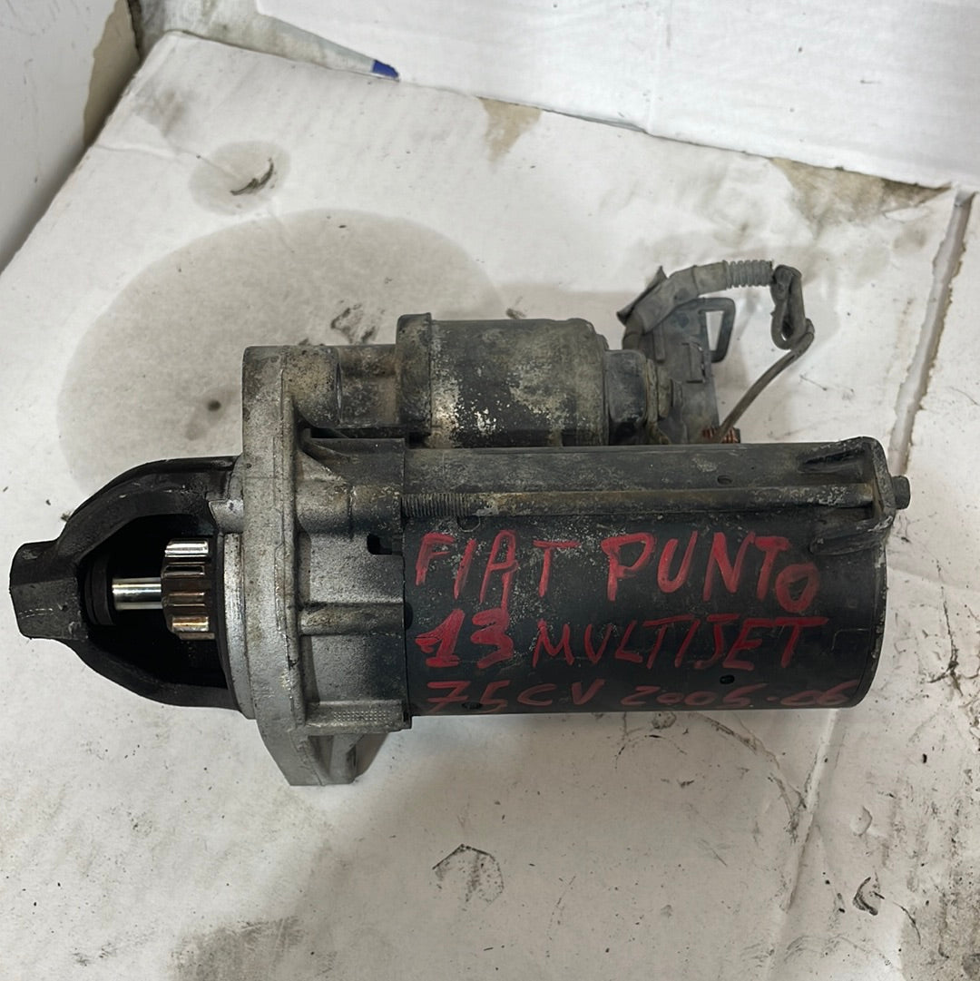 Motorino di avviamento Fiat punto 1.3 mtj anno 2005/06