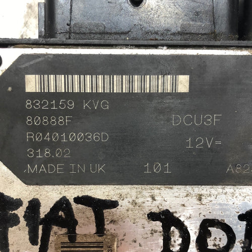 Unidad de control del motor Fiat Dobló 1.9 D cód: 55181595