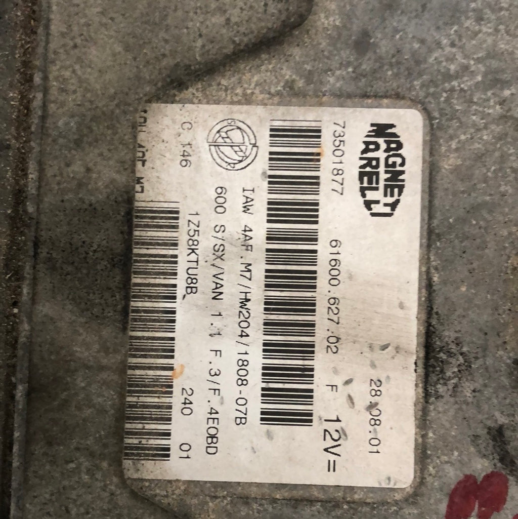Centralita de motor Fiat 600 1100cc código: 73501877