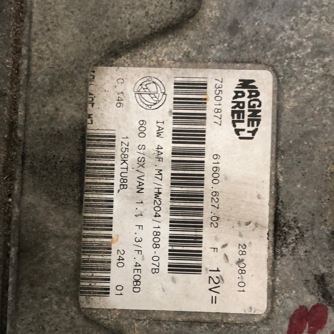 Centralita de motor Fiat 600 1100cc código: 73501877